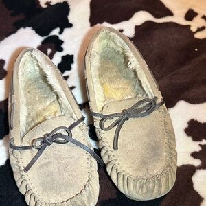 Women's Suede Moccasin Slippers
